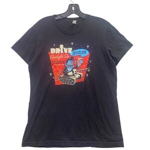American Apparel‎ Shirt Youth 2XL Starlight Drive-In Theater Zombie Retro